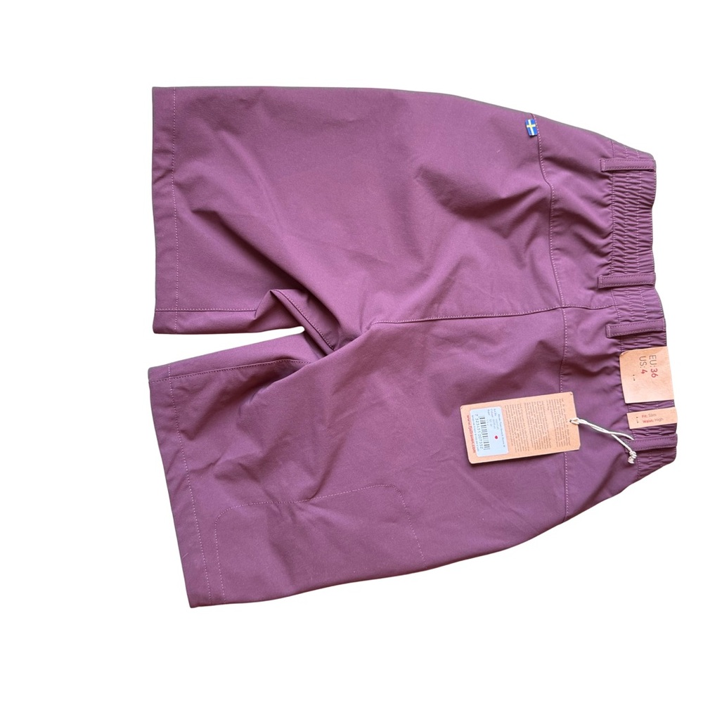 NWT Ladies Fjallraven Port Abisko Trail Stretch Shorts | 4 (EU 36) - Picture 2 of 15
